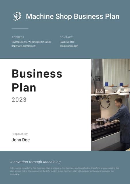 cnc machine business plan|cnc machine shop business plan template.